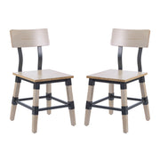 2PK Antique White Dining Chair