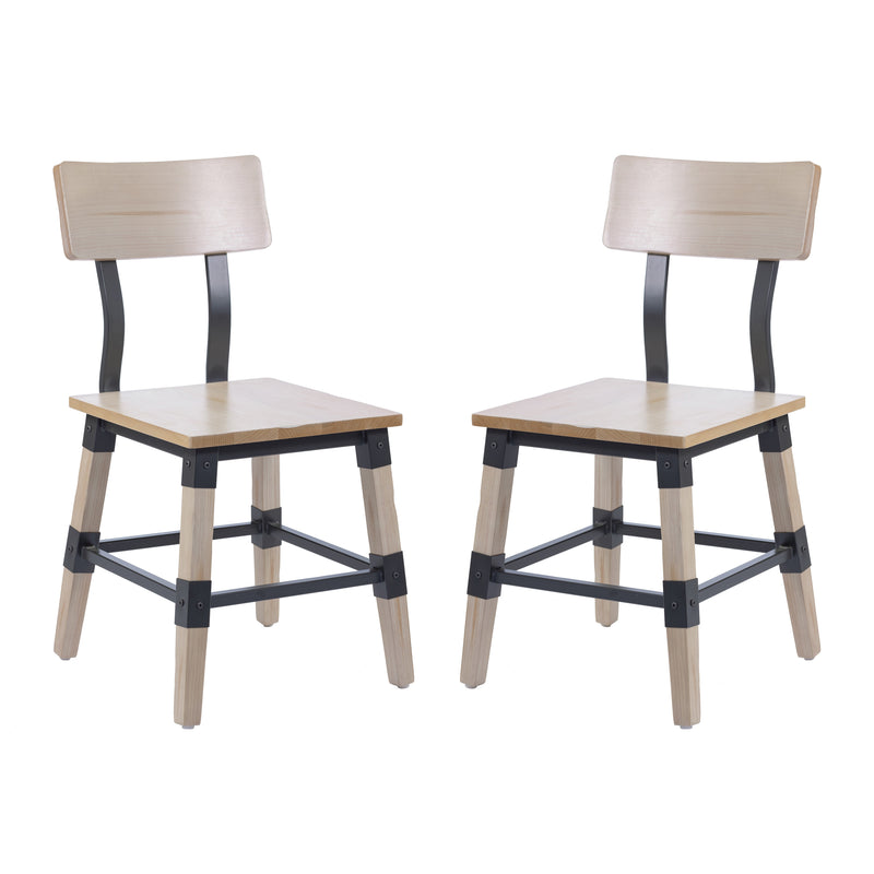 2PK Antique White Dining Chair