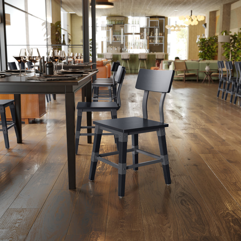 2PK Black Dining Chair