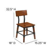 Walnut Wood Dining Chair