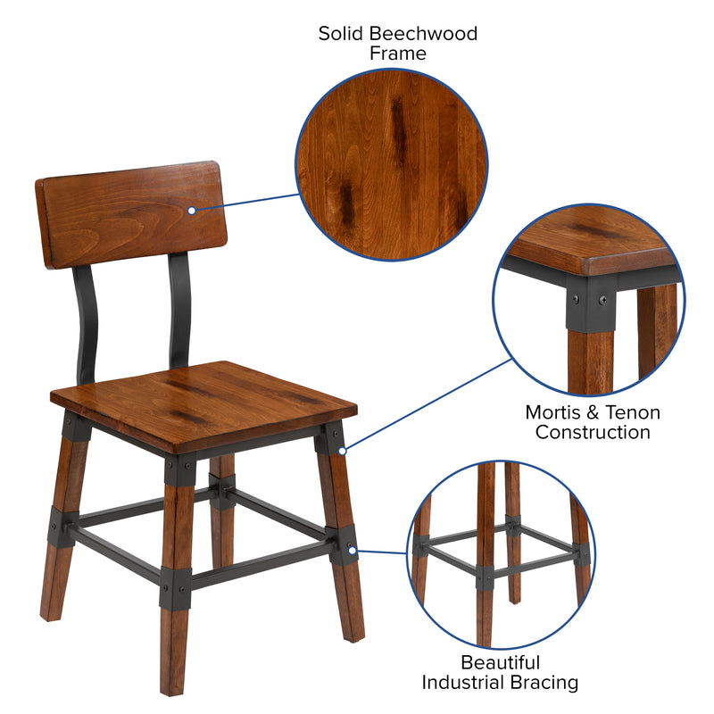 Walnut Wood Dining Chair