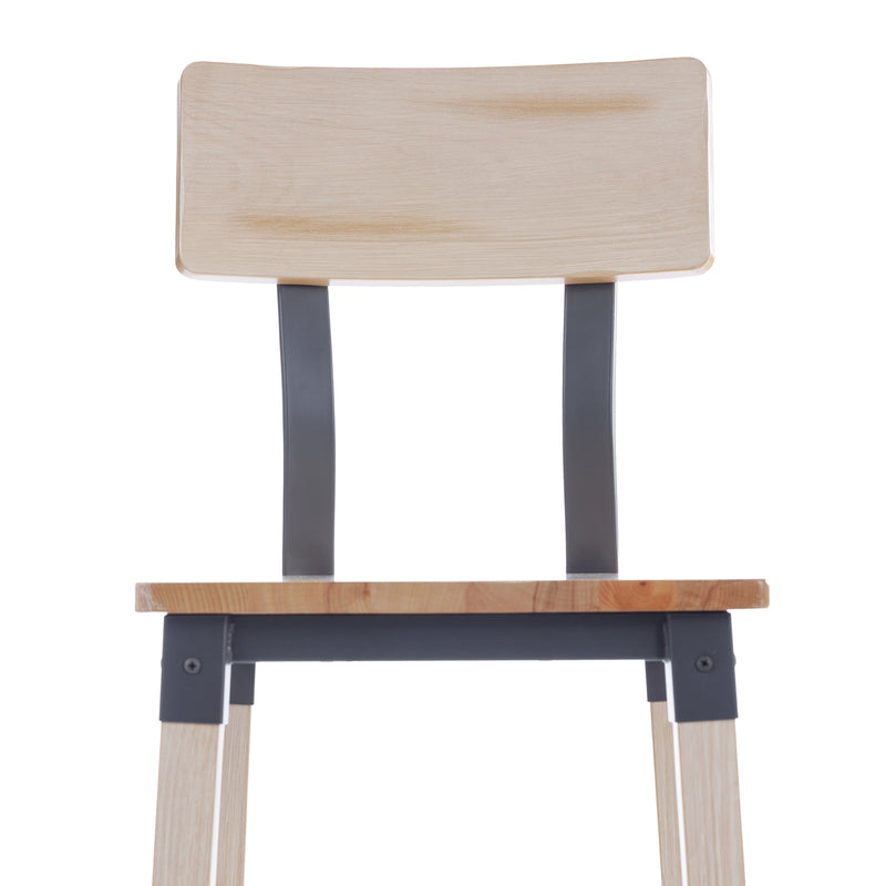 2PK Ant Wht Dining Barstool