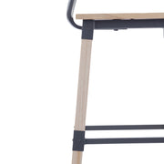2PK Ant Wht Dining Barstool