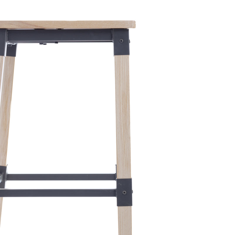 2PK Ant Wht Dining Barstool