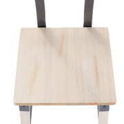 2PK Ant Wht Dining Barstool