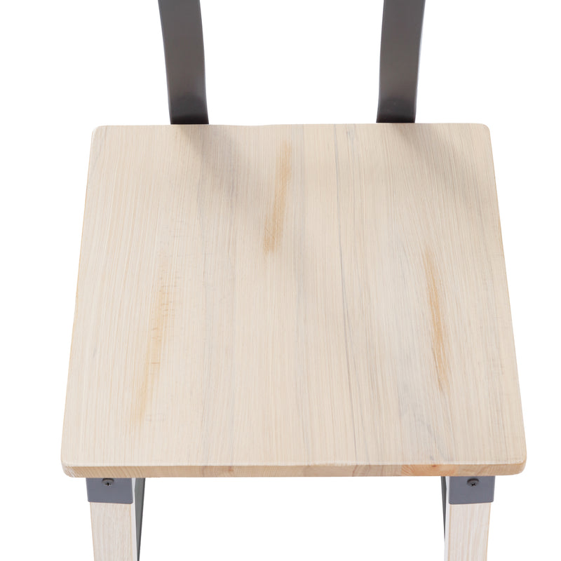 2PK Ant Wht Dining Barstool
