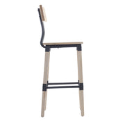 2PK Ant Wht Dining Barstool