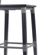 2PK Black Dining Barstool