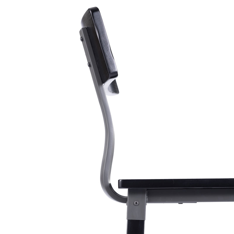 2PK Black Dining Barstool