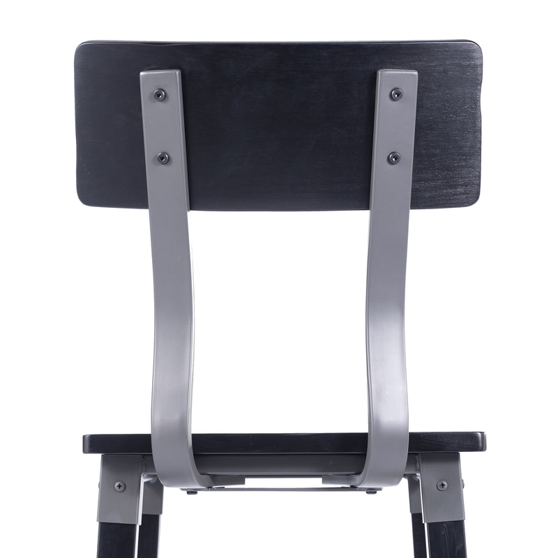2PK Black Dining Barstool