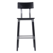 2PK Black Dining Barstool