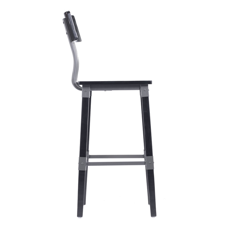 2PK Black Dining Barstool