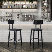 2PK Black Dining Barstool