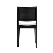 2PK Commercial Blk Wood Chair