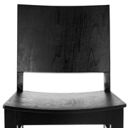 2PK Commercial Blk Wood Chair