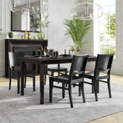 2PK Commercial Blk Wood Chair