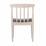 2PK WH/BGE Slat Dining Chair