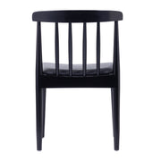 2PK BK/BK Slat Dining Chair