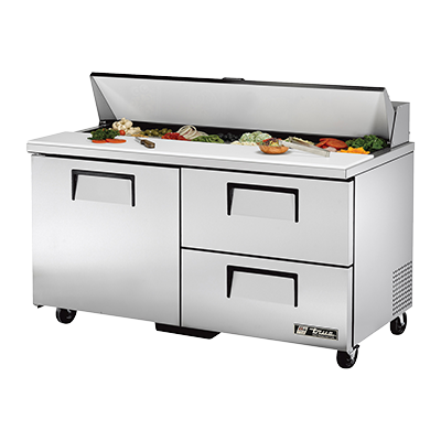 True TSSU-60-16D-2-HC 60 inch Sandwich Prep Table