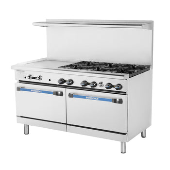 Turbo Air TARG-6B24G/TARG-24G6B 60 inch Gas Range