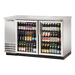 True TBB-2G-S-HC-LD 59 inch Refrigerated Back Bar Cabinet