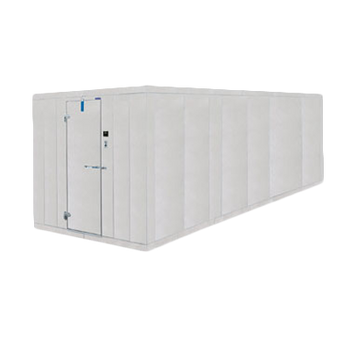 Norlake 6X18X8-7 COMBO1 Fast-Trak Indoor Two Compartment Walk-In 6 x 18 (6 x 10 & 6 x 8 compartments) x 87" H Walk In Combination Cooler Freezer