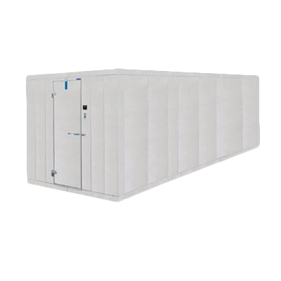 Norlake 6X18X8-7 COMBO1 Fast-Trak Indoor Two Compartment Walk-In 6 x 18 (6 x 10 & 6 x 8 compartments) x 87" H Walk In Combination Cooler Freezer