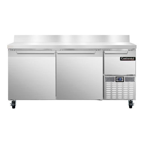 Continental Refrigerator FA68NBS 68-inch Work Top Freezer Counter