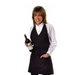 Chef Revival VNA3840-BK Black Bib Apron