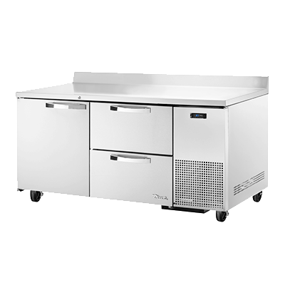 True TWT-67D-2-HC-SPEC3 67 inch Work Top Refrigerated Counter