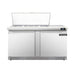 Continental Refrigerator D60N18M-FB 60-inch Mega Top Sandwich Prep Table