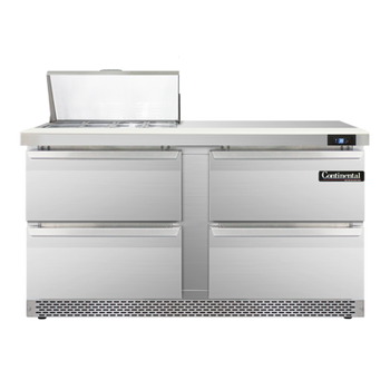 Continental Refrigerator SW60N8C-FB-D 60-inch Sandwich Prep Table