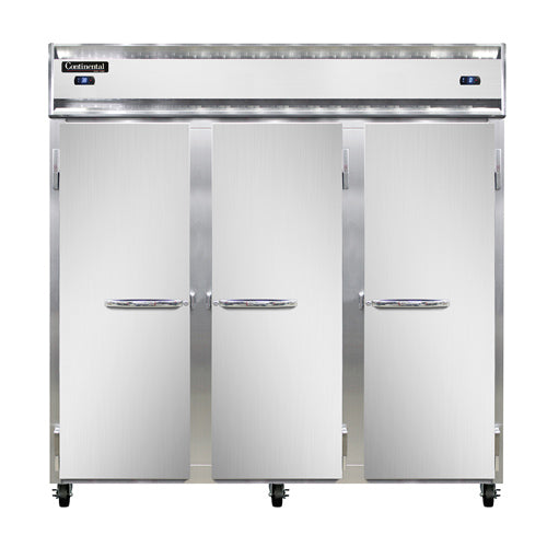 Continental Refrigerator 3RRFNSS 78-inch Reach-In Refrigerator/Freezer