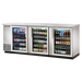 True TBB-4G-S-HC-LD 90 inch Refrigerated Back Bar Cabinet