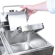 Omcan CE-CN-0012-D Slit Pot Countertop Electric Fryer - Single Phase