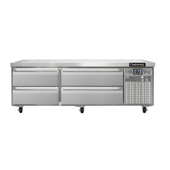 Continental Refrigerator D72GFN 72-inch Chef Base Freezer