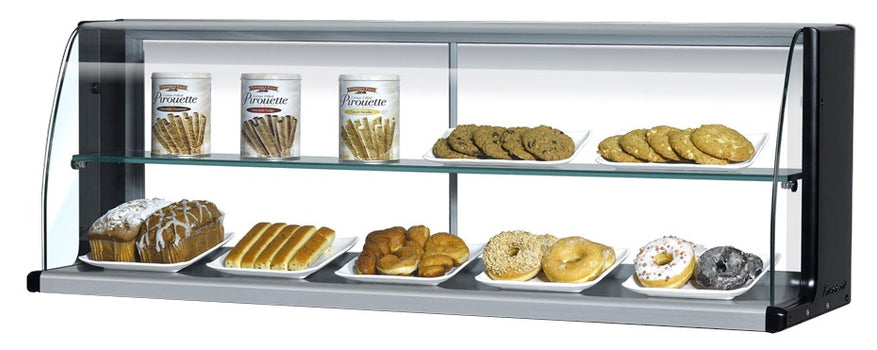 Turbo Air TOMD-50HW(B) 51 inch Non-Refrigerated Countertop Display Case