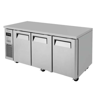 Turbo Air JURF-72-N 71 inch Reach-In Refrigerator Freezer Undercounter Freezer