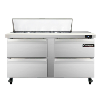 Continental Refrigerator SW60N12-D 60-inch Sandwich Prep Table