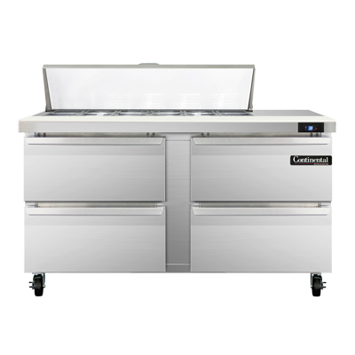 Continental Refrigerator SW60N12-D 60-inch Sandwich Prep Table