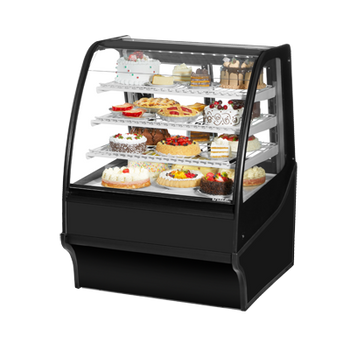 True TDM-R-36-GE/GE-S-S 36 inch Refrigerated Bakery Display Case