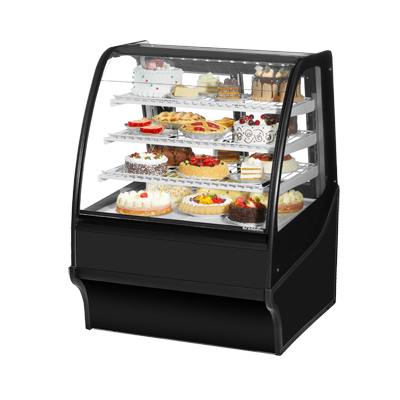 True TDM-R-36-GE/GE-S-S 36 inch Refrigerated Bakery Display Case