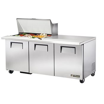 True TSSU-72-15M-B-HC 72 inch Mega Top Sandwich Prep Table