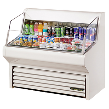 True THAC-48-LD 48 inch Open Refrigerated Display Merchandiser