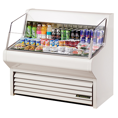 True THAC-48-LD 48 inch Open Refrigerated Display Merchandiser