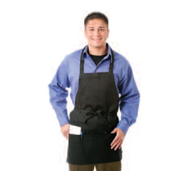 Chef Revival 602PS-BK Black Bib Apron