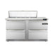 Continental Refrigerator D60N12-FB-D 60-inch Sandwich Prep Table