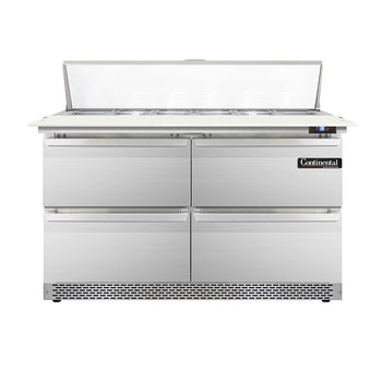 Continental Refrigerator D48N12C-FB-D 48-inch Sandwich Prep Table