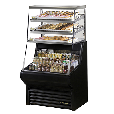 True THAC-36DG-LD 36 inch Open Refrigerated Display Merchandiser