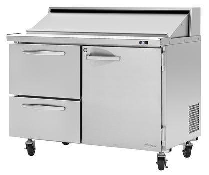 Turbo Air PST-48-D2R-N 48 inch Sandwich Prep Table